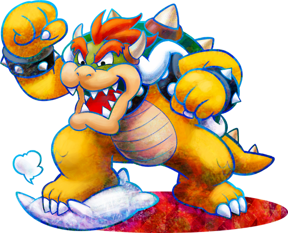 File:Dream Team Bowser Artwork.png