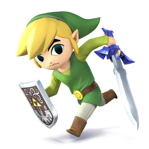 ファイル:SSB4 - Toon Link Artwork.png