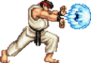 Ryu Hadouken sprite