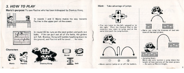 File:Donkey Kong Manual pages 5-6.png
