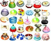 Pikmin ship parts