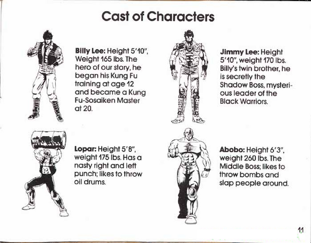 File:Double Dragon Manual page 11.png