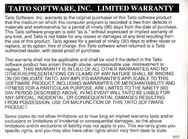 File:Bubble Bobble Manual warranty info.png