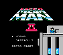 Mega Man 2 Title Screen