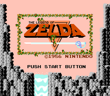 The Legend of Zelda Title Screen