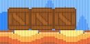 Boxes on sand