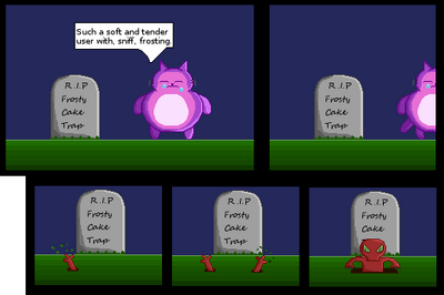 Frost cake trap comic