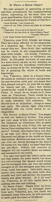 Yes,Virginia,ThereIsASantaClausClipping
