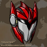 Portrait coyote helmet