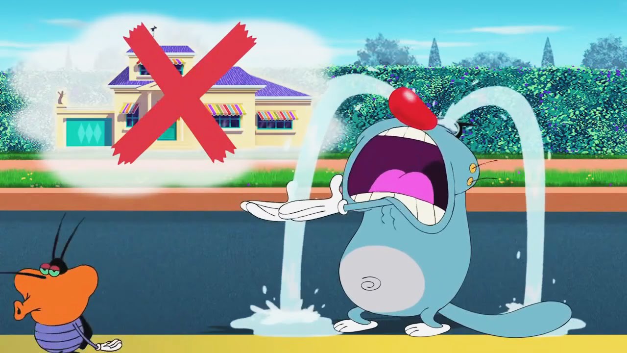 image oggy crying jpg oggy and the cockroaches wiki simpsons christmas episodes by season