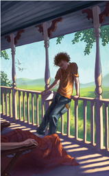 Grover on Porch