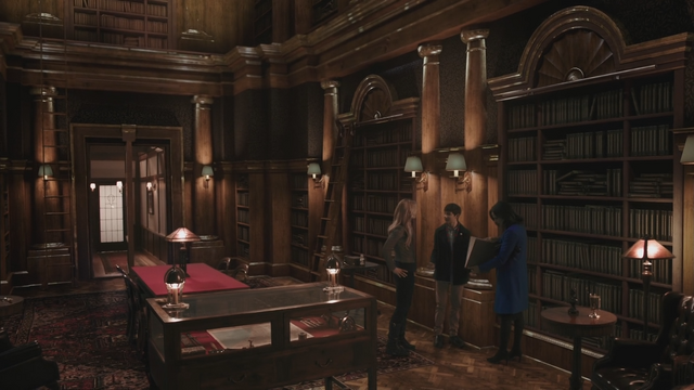 Fichier:4x11 bibliothèque auteur sorcier Emma Swan Henry livre de contes Regina Mills.png