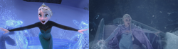 4x05 anecdotes références à Disney La Reine des Neiges Elsa escalier Libérée Délivrée