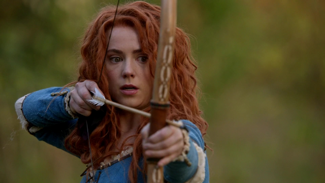 Fichier:5x09 Merida arc de guerre flèche défense Zelena Arthur.png
