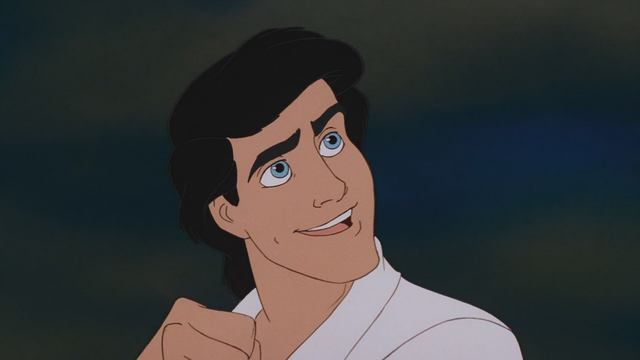 Fichier:La Petite Sirène (Disney) 1989 Prince Éric poing conviction certitude recherche amour coup de foudre.png