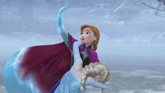 Fichier:La Reine des Neiges (Disney) film Anna Elsa geste amour sincère libération mini.png