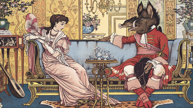 Fichier:La Belle et la Bête conte illustration Walter Crane.png