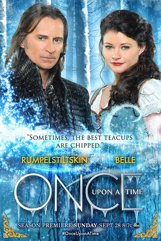 Fichier:Once Upon a Time season 4 Rumple Belle poster.png