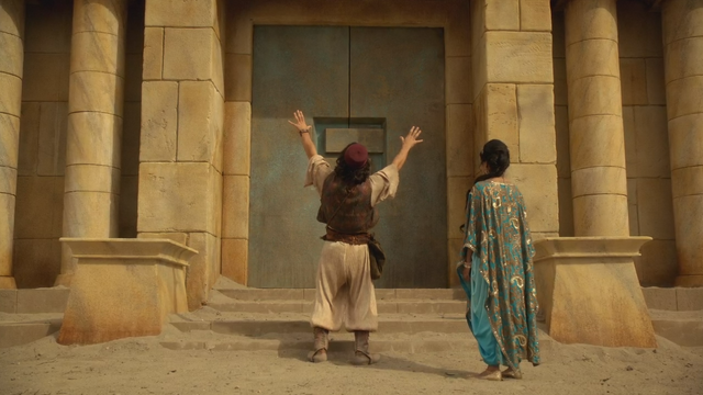 Fichier:6x05 Aladdin Jasmine dos formule ouverture sésame porte Caverne aux Merveilles.png