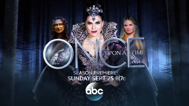 Fichier:Once Upon a Time saison 6 season 6 promo title card Méchante Reine Sérum Emma Swan Rumplestiltskin.png