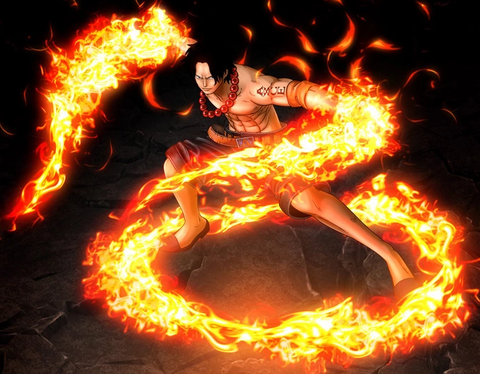 File:One Piece Burning Blood Fire Fist Portgas D. Ace (Artwork).png