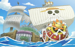 Thousand Sunny lascia Thriller Bark.png