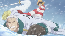 Luffy Touching Smoker