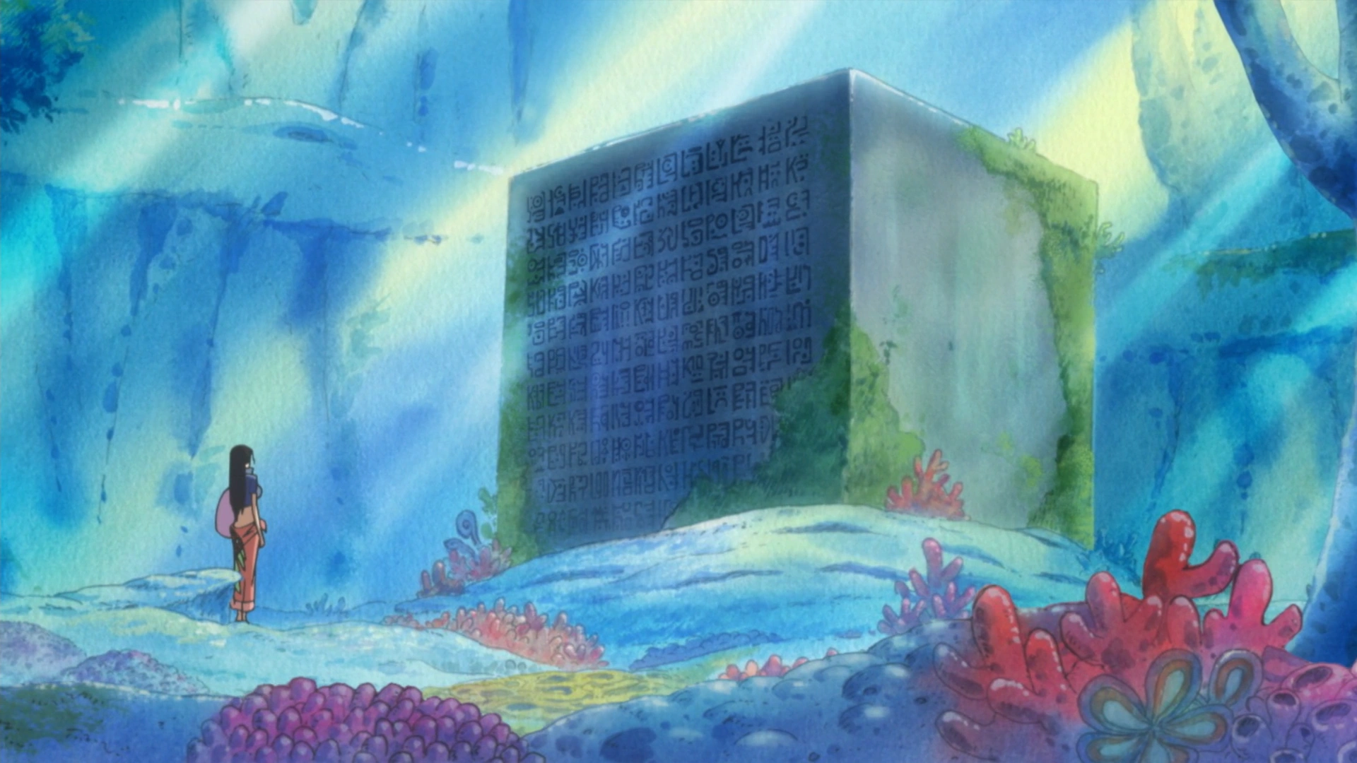 Image Robin Discovers The Ryugu Poneglyph png One Piece Wiki 