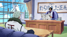 Aokiji y smoker