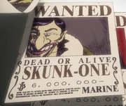 Skunk One Wanted Poster