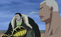 Crocodile and Daz Bones Before Marineford.png