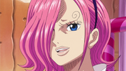 Reiju le pide a Sanji que se marche de la isla