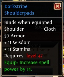 Darkstripe Shoulderpads