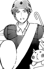 Kosaka's protection gear