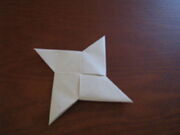 Paper shuriken