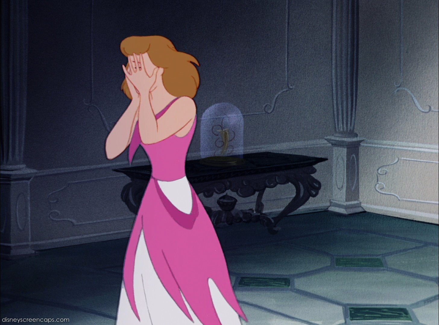 Image Cinderella Crying After Lady Tremaine And Her Stepsisters