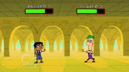 Ferb y Baljeet jugando un Videojuego.jpg