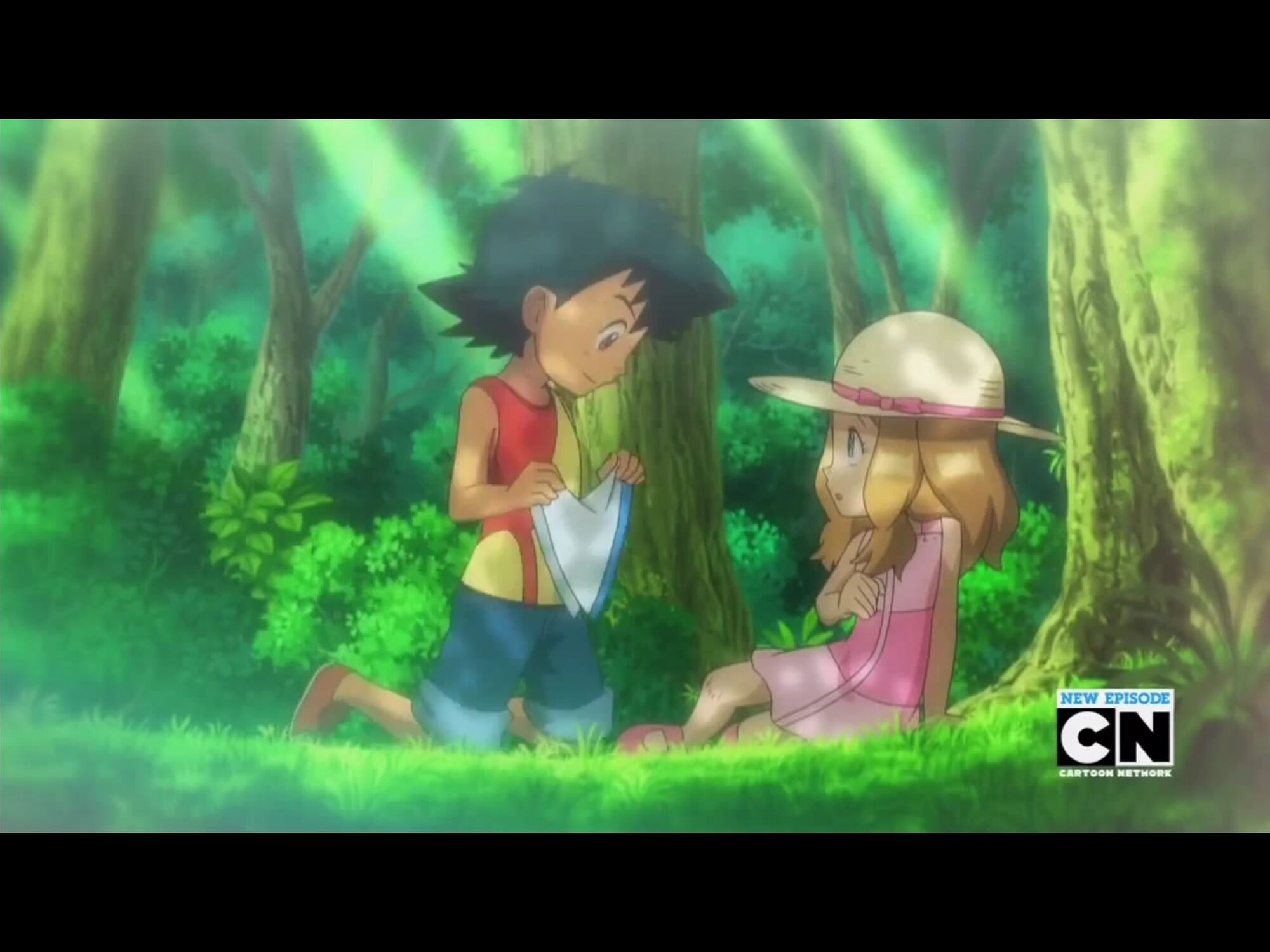 Image Ash and Serena's 1st meet.jpg Heroes Wiki
