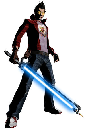 Travis Touchdown from No More Heroes series