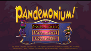 Pandemonium main screen