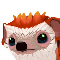Hedgehog Orange Portrait