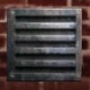 Large Rusted Sq Vent