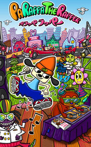 PaRappa The Rapper PSP poster