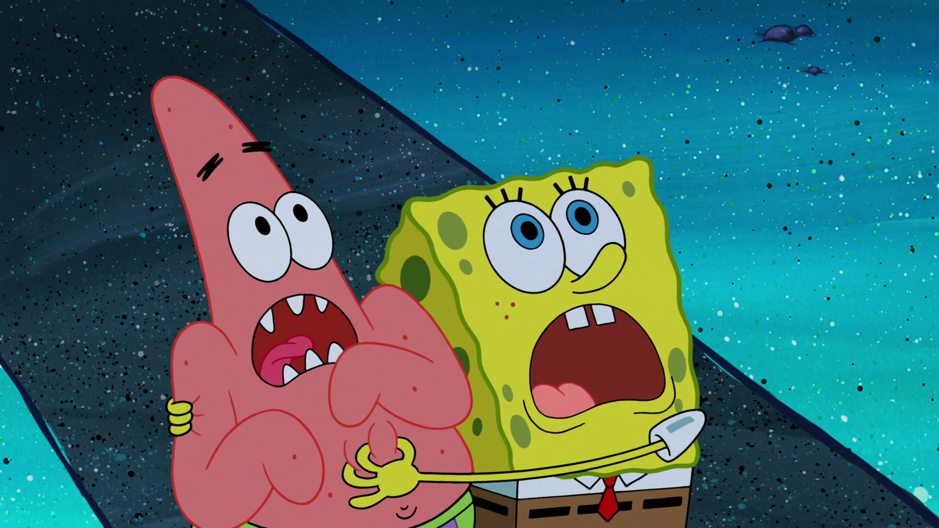 Image - Spongebob and patrick so scared.png The Parody. author profile. 