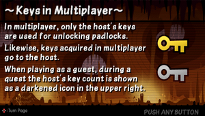 Keys in multiplayer