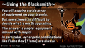 Using the blacksmith