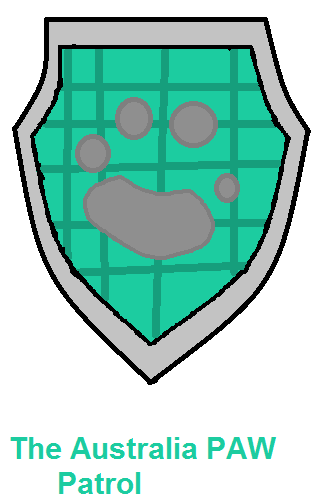 The Australia Paw patrol logo