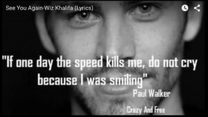 Touching Paul Walker pic