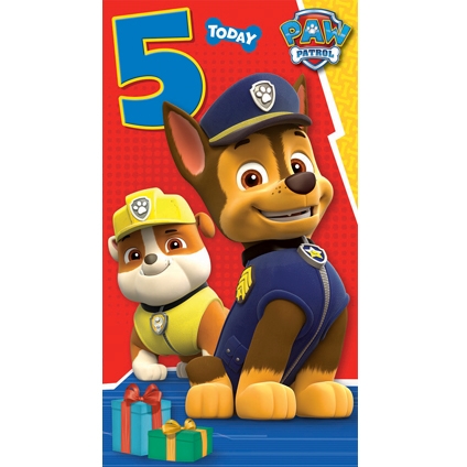 Image - Birthday card- 5 year old.jpg  PAW Patrol Wiki 