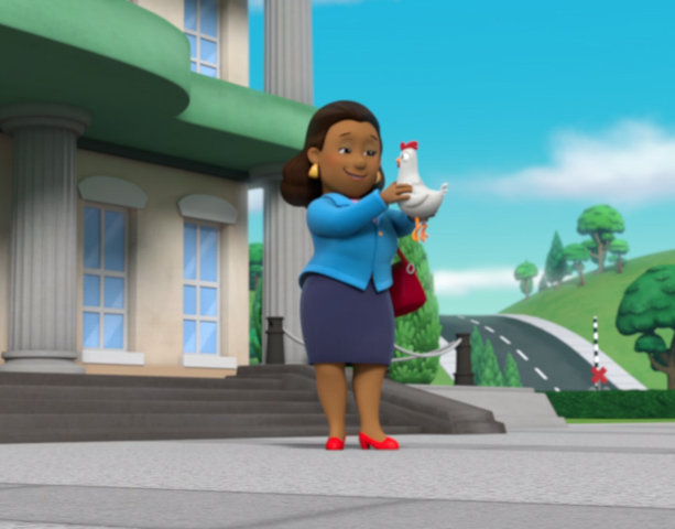 File:Mayor Goodway & Chickaletta in front of City Hall.png